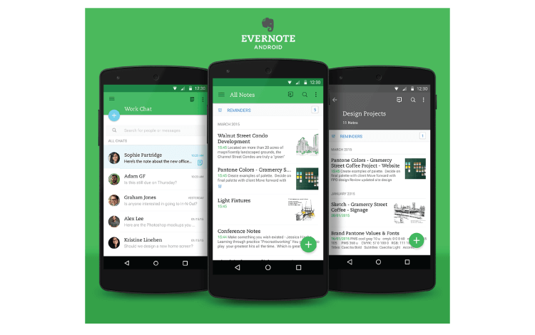 Business productivity tool Evernote