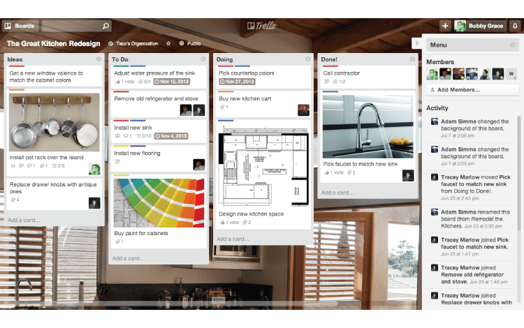 productivity tool Trello