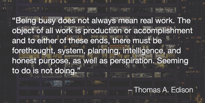 quote on productivity