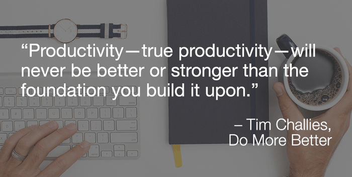 quote on productivity