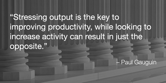 quote on productivity
