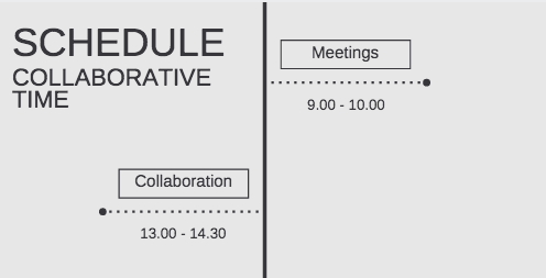 schedule collaboration time