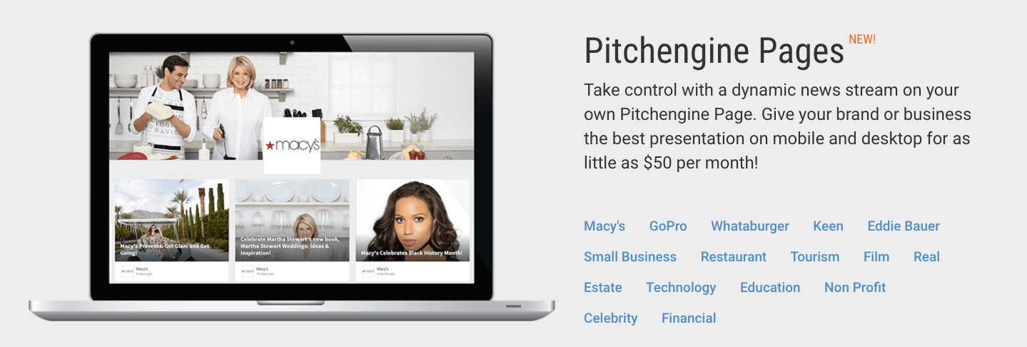 Pitchengine PR Tool