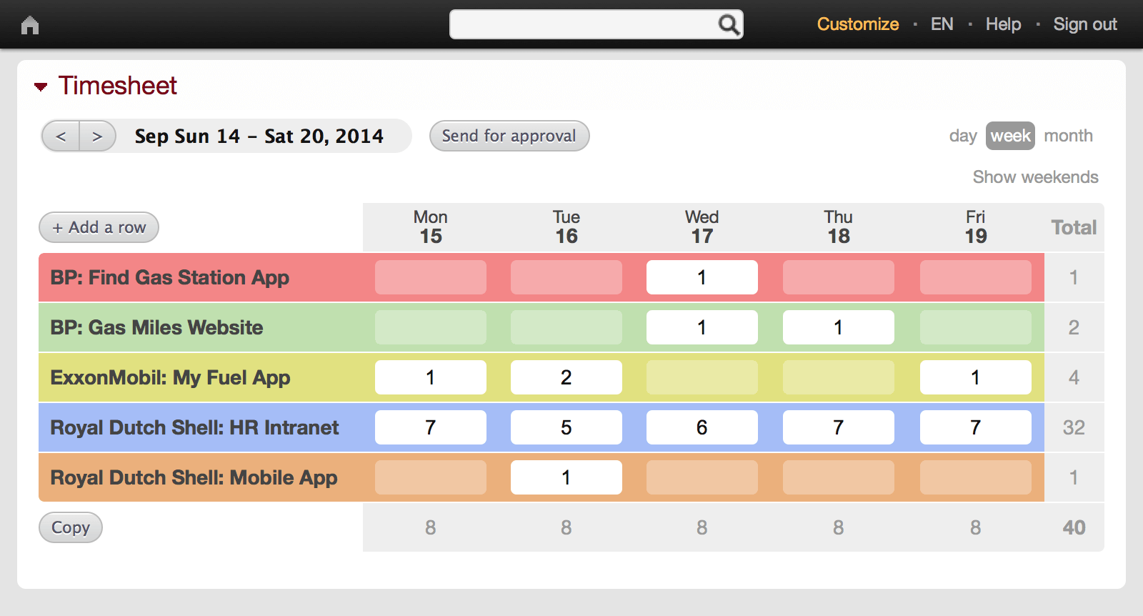 BeeBole Time Billing