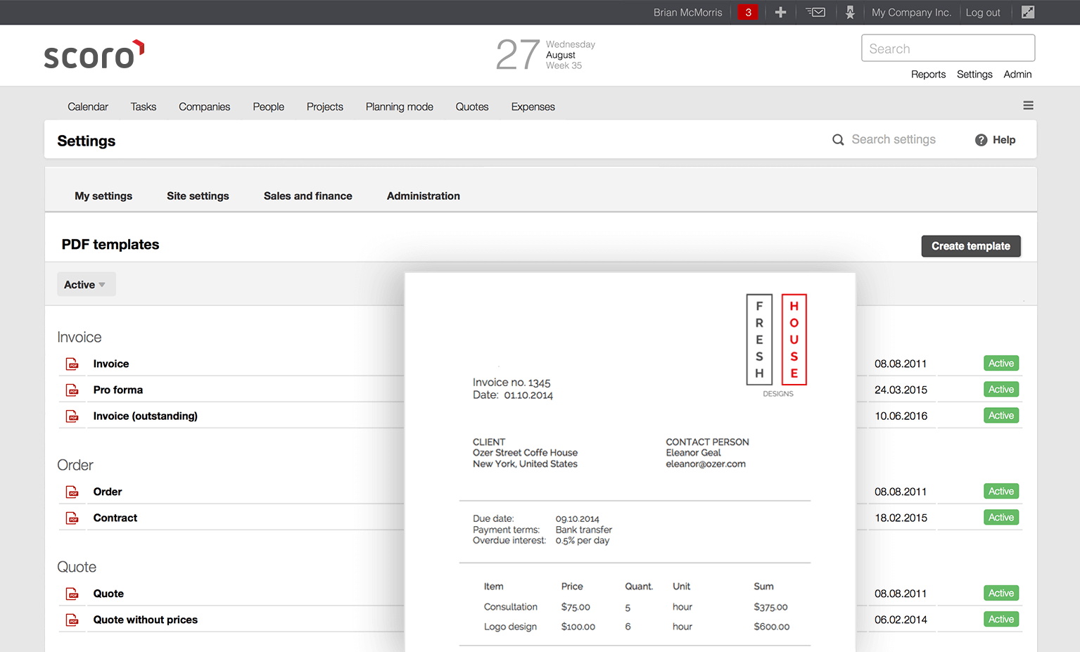 crm, kpi dashboard, ceo dashboard
