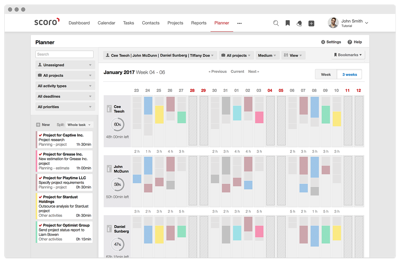 work planning software
