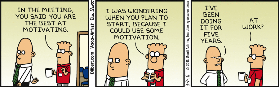 Dilbert comic - Productivity