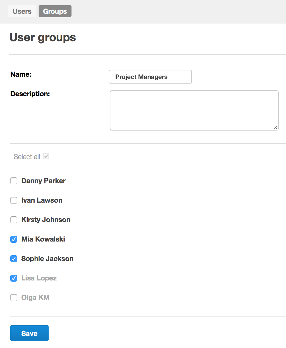 Scoro User Groups Project Managers