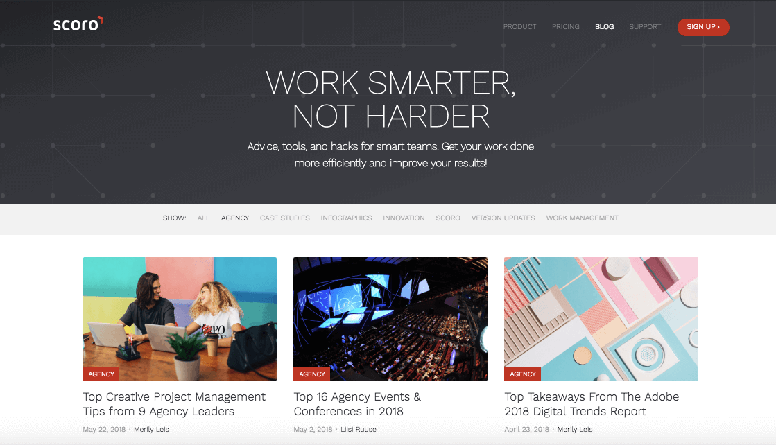 Must-Read Blogs For Creative Agencies – Work Smarter Not Harder – Scoro