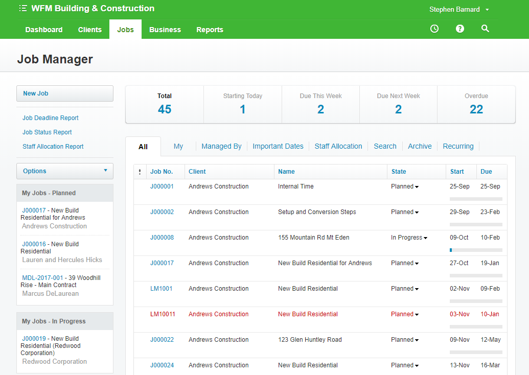 Workflowmax - Basecamp alternative