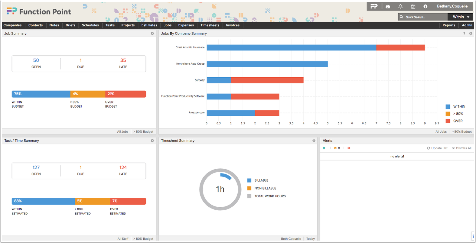 function point dashboard