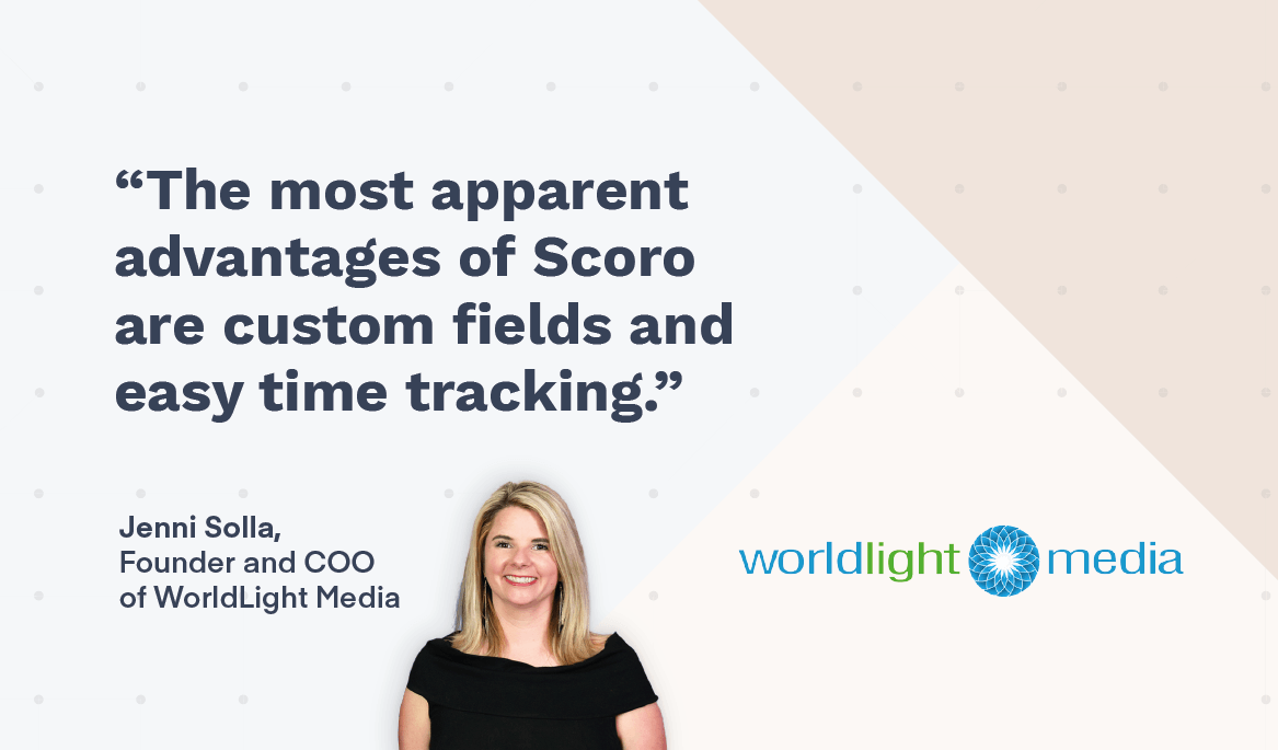 WorldLight Media case study with Scoro