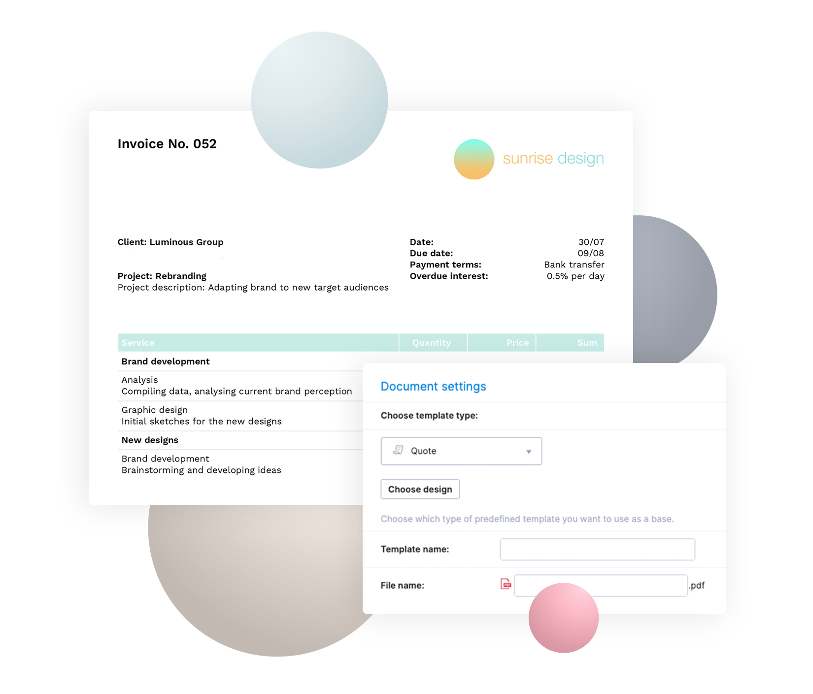 Invoices Scoro