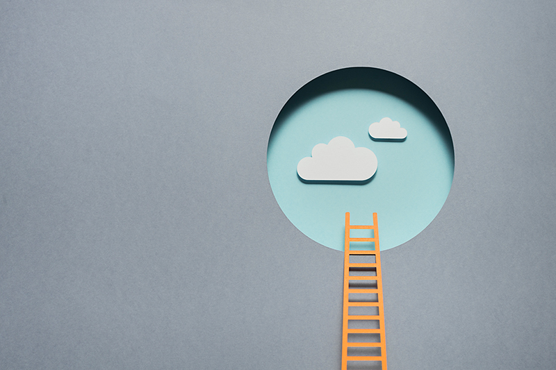 Ladder into the clouds