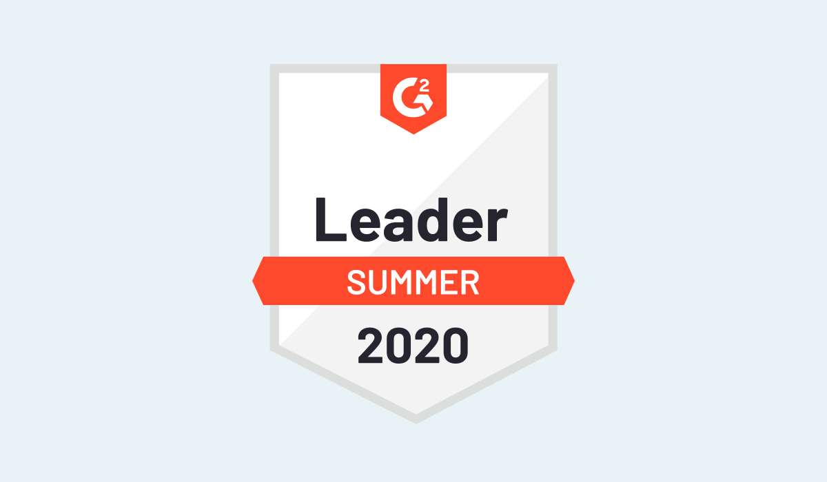 Scoro G2 Leader in Project management Badge