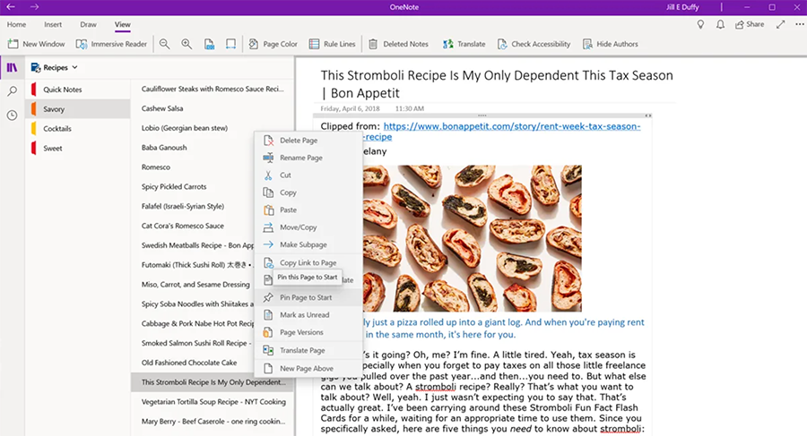 OneNote-product-screenshot