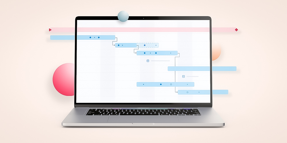 Scoro's Gantt chart