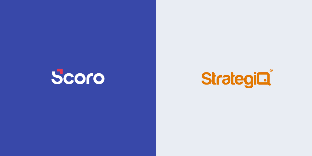 Scoro and StrategiQ logo
