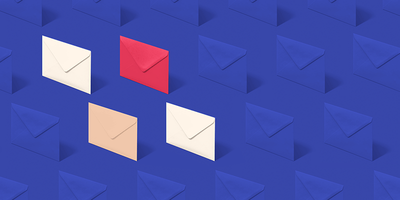 Colourful envelopes