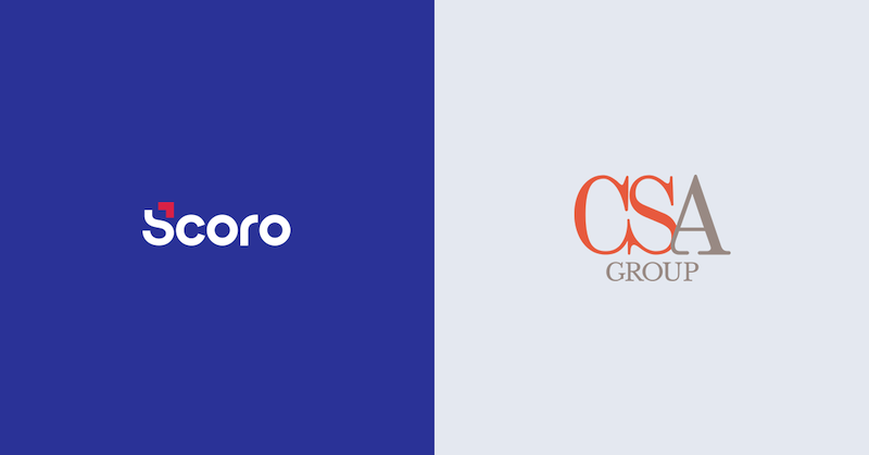 Scoro and CSAGroup logo