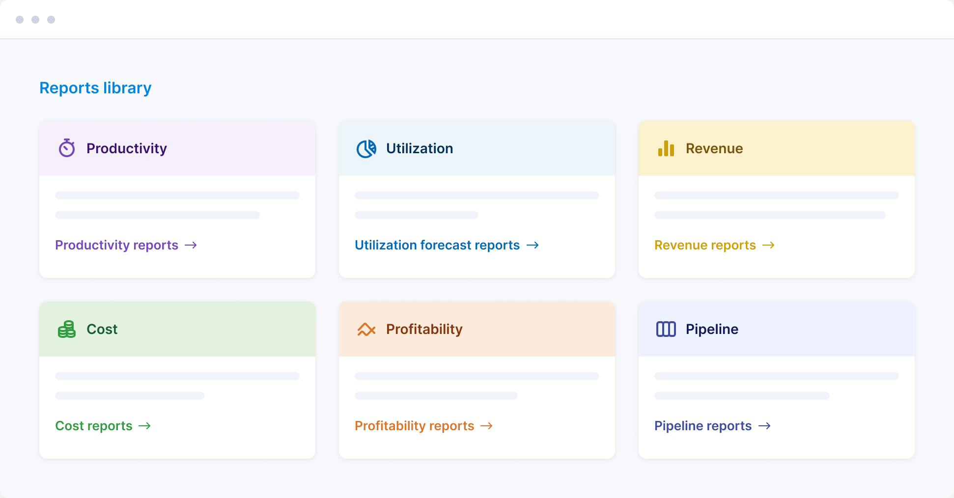 report templates in scoro - preview