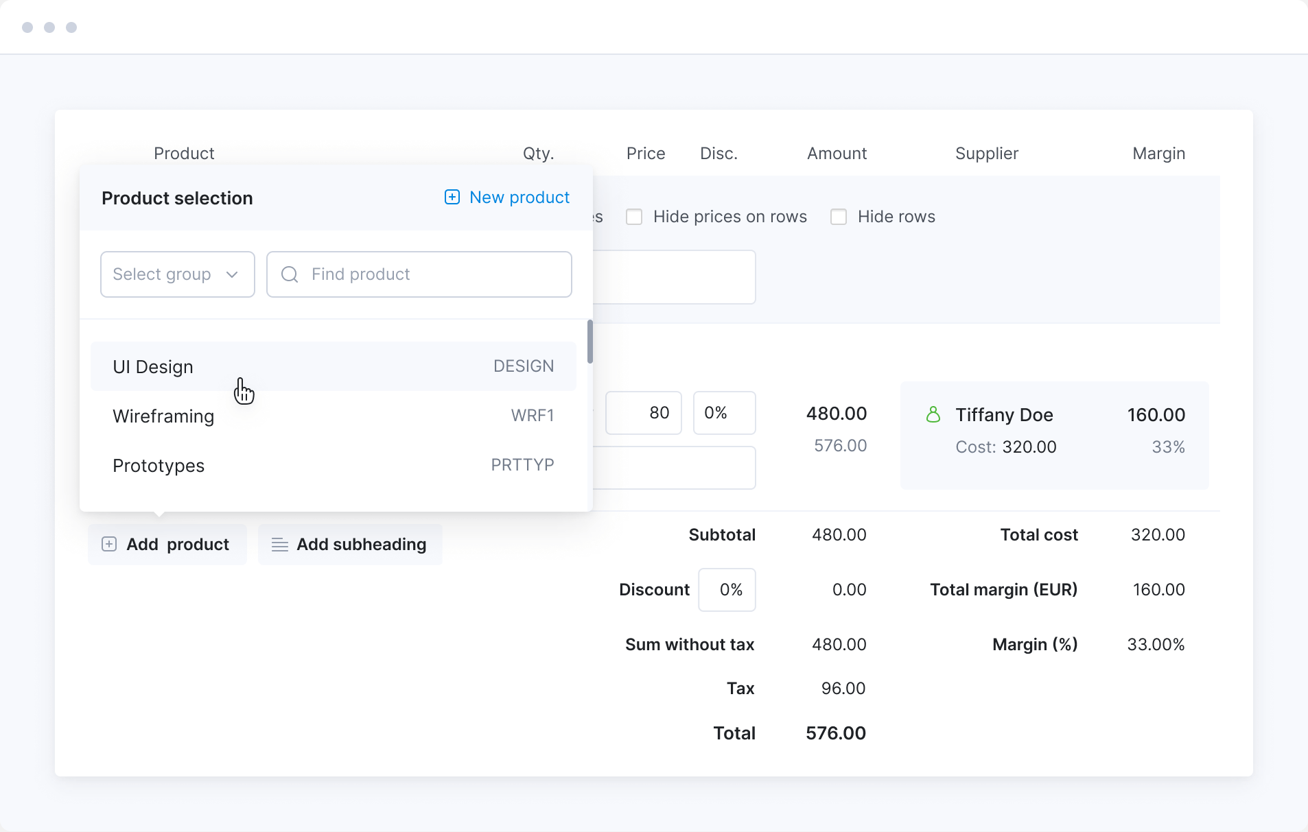 Streamline quoting in Scoro