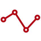 Scoro icon - Reporting-red